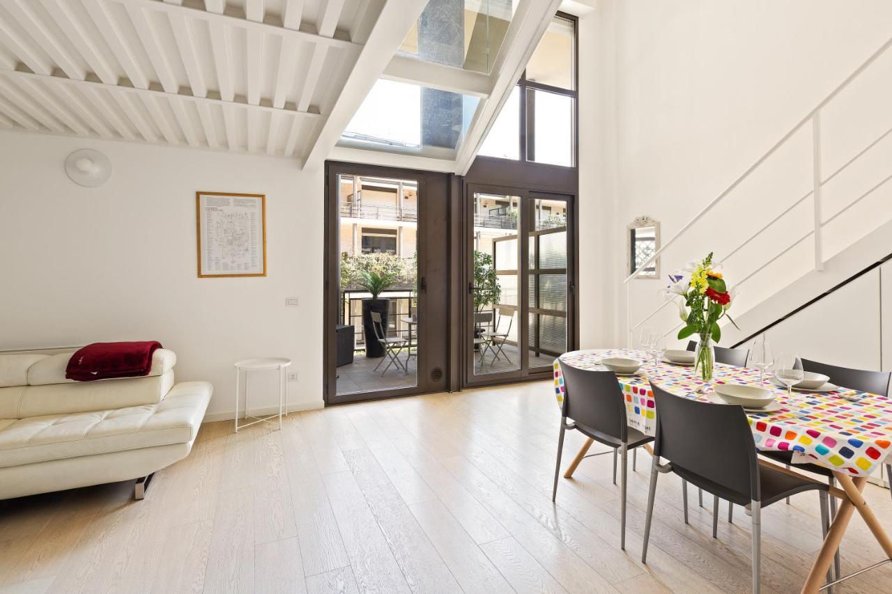 Elegant Loft With Balcony! Apartman Milánó Kültér fotó